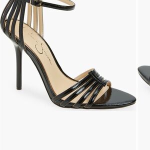 Jessica Simpson Black Strappy Heels